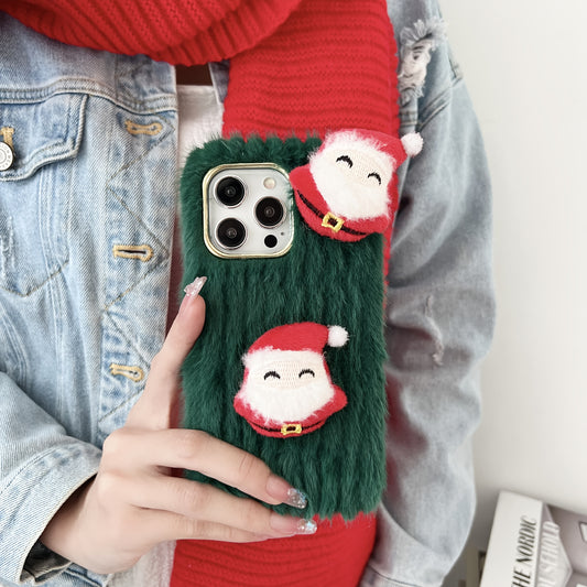 Santa Plush Holiday iPhone Case 🎅🏽