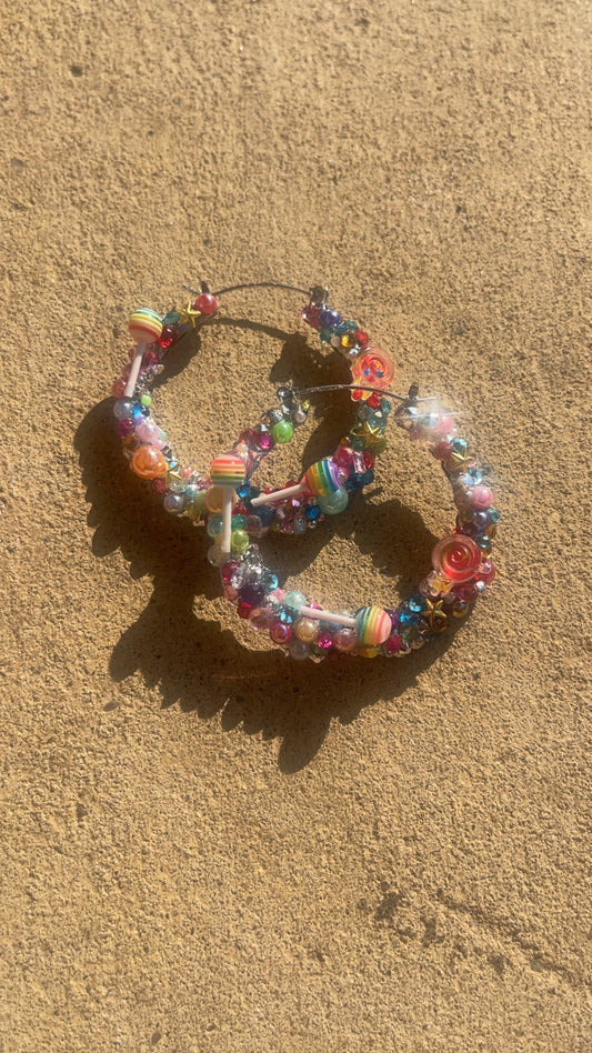 ππ Sugar Rush Edit Hoops (50mm)