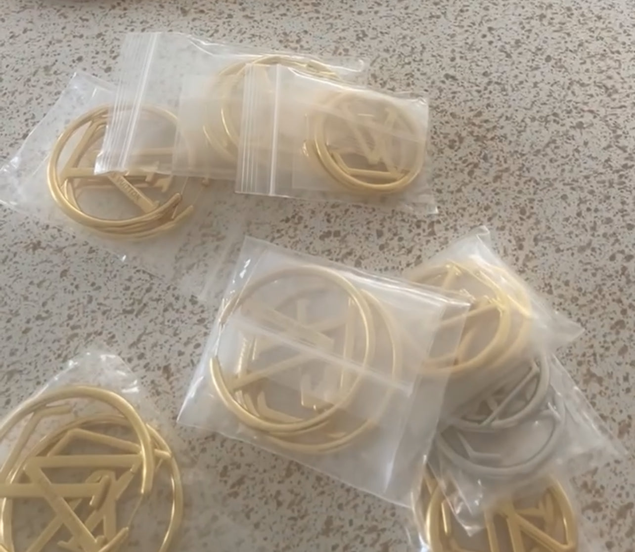 Monogram Hoops π€π€