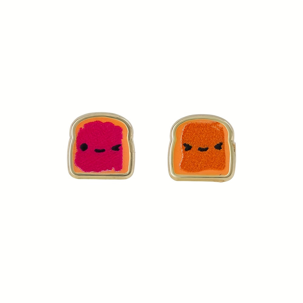 Peanut Butter & Jelly Time Studs🥜🍓