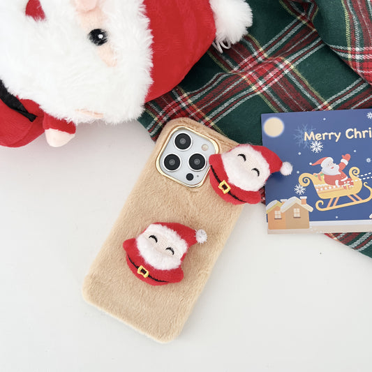 Santa Plush Holiday iPhone Case 🎅🏽