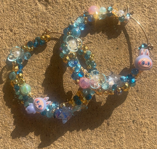 Ocean Labububu Hoops 💙✨