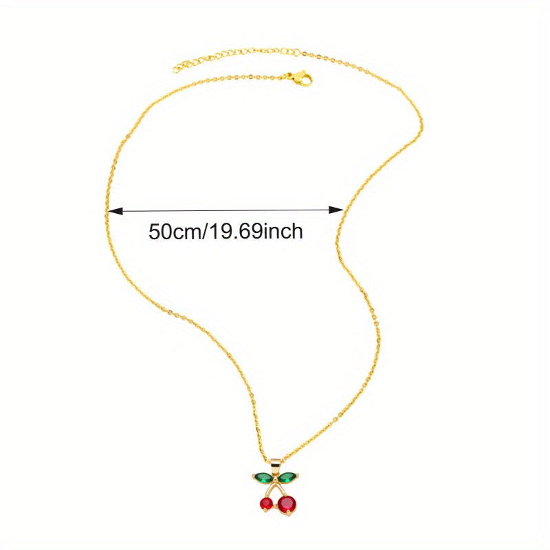 π Cherry Luxe Necklace