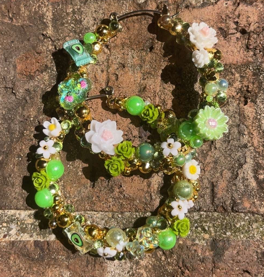 Avocado Bloom Garden Hoops🌸🥑