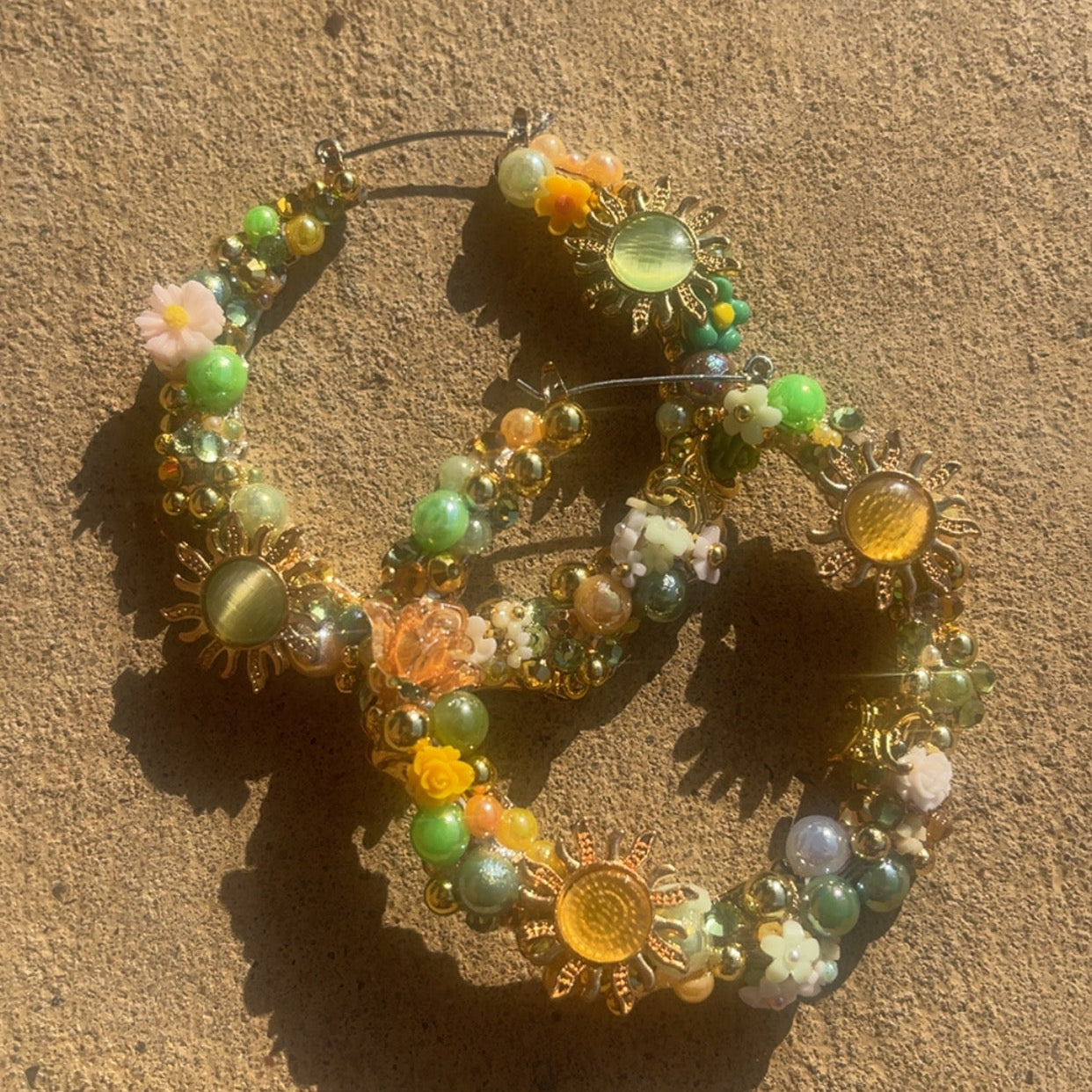 🌞 Sunlit Meadow Hoops