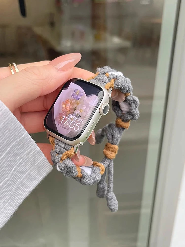 Boho Stitch Band for Apple Watch 🧶