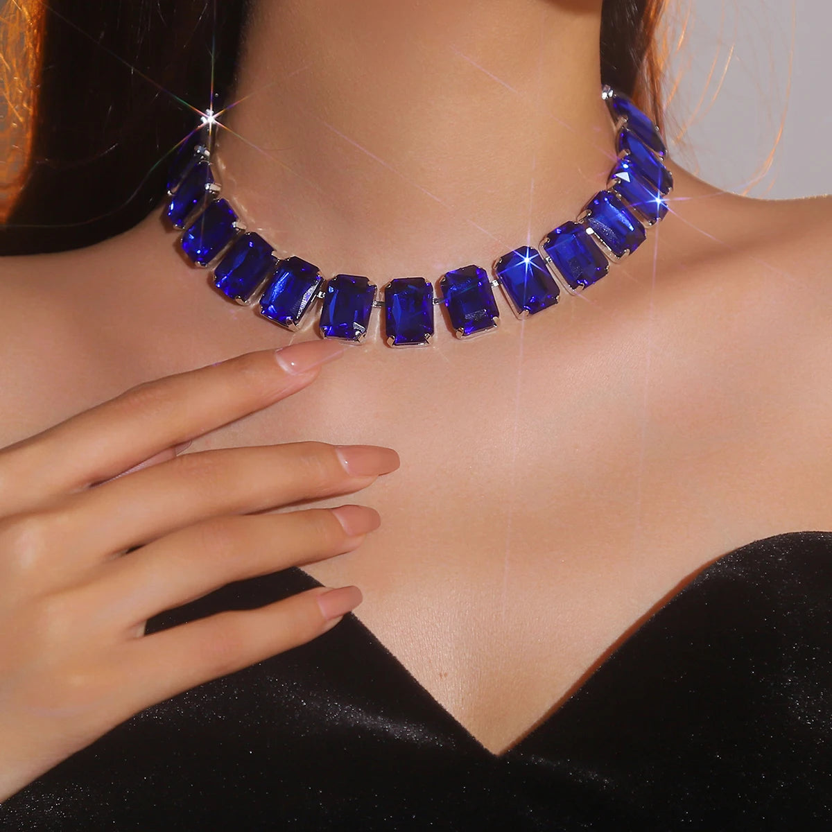 Crystal Luxe Choker Necklace ✨