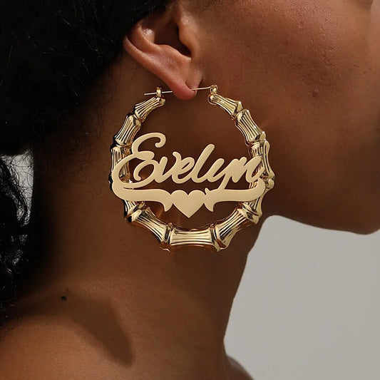 Bamboo Name Hoops