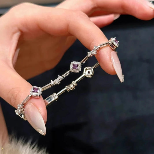 Amethyst Affair Tennis Bracelet