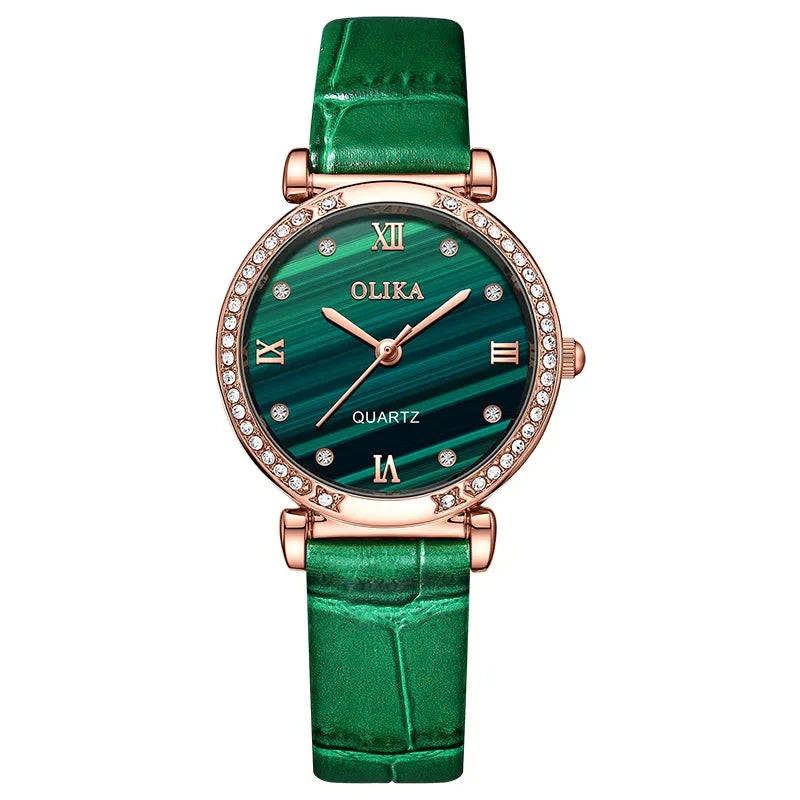 Emerald Luxe Timepiece