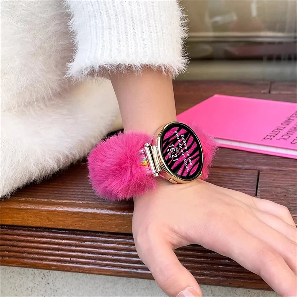 Fuzzy Glam Watch Band
