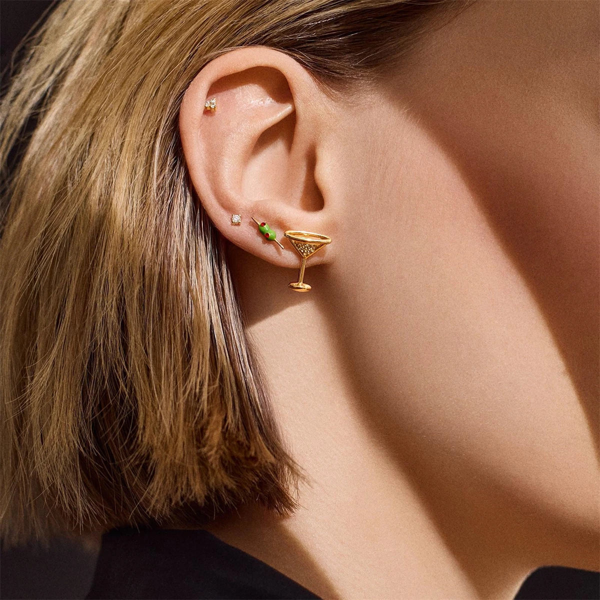 Sip & Snack Stud Set πΈπ£πΉ