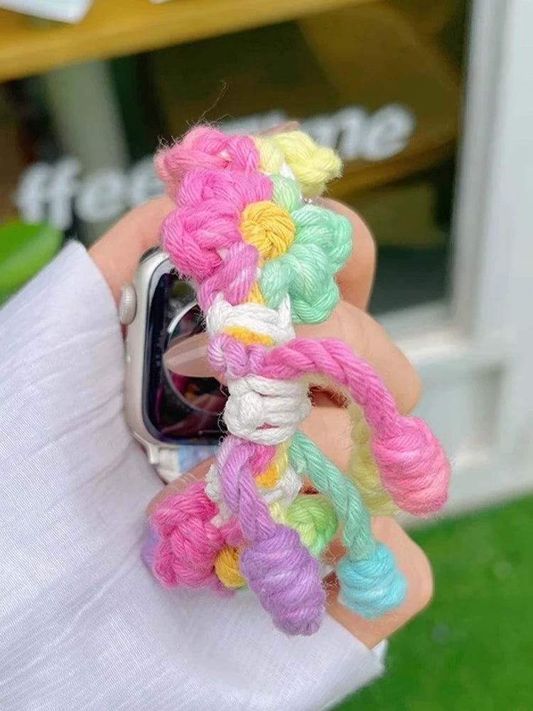 Boho Stitch Band for Apple Watch 🧶