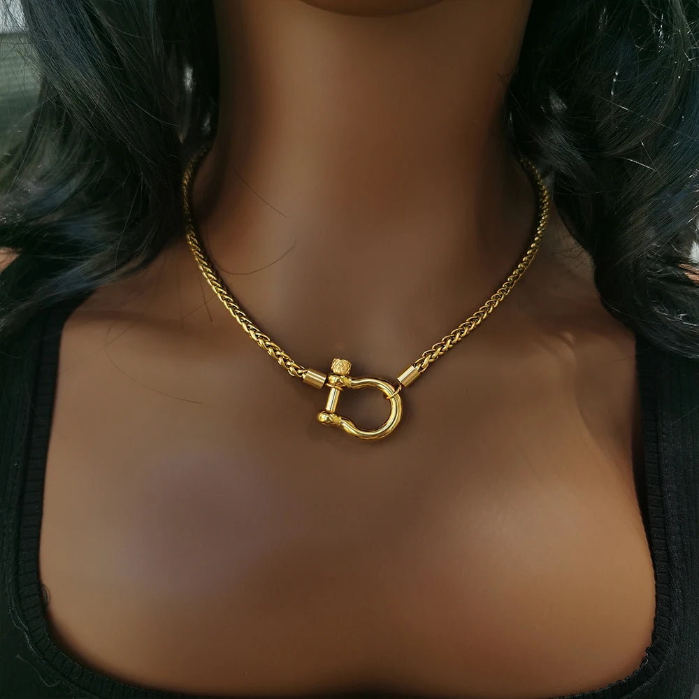 Lock & Loaded Necklace πβ¨