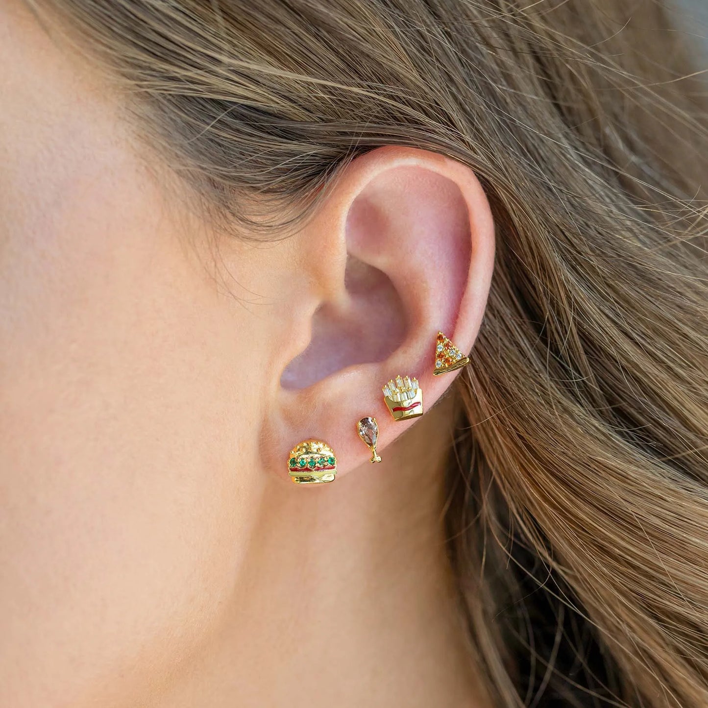 Snack Attack Stud Earrings πππ