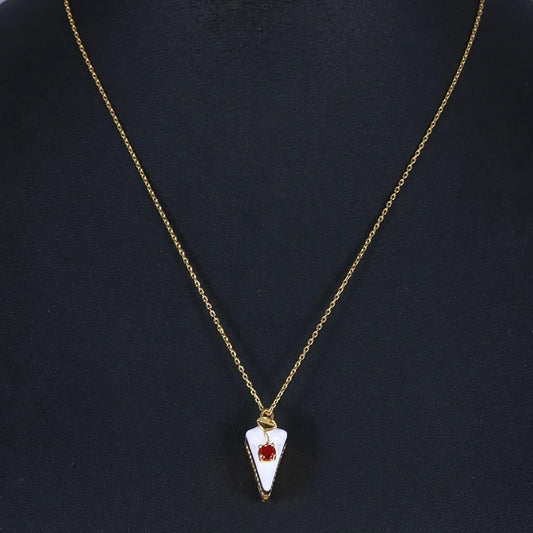 Sweet Slice Cake Necklace