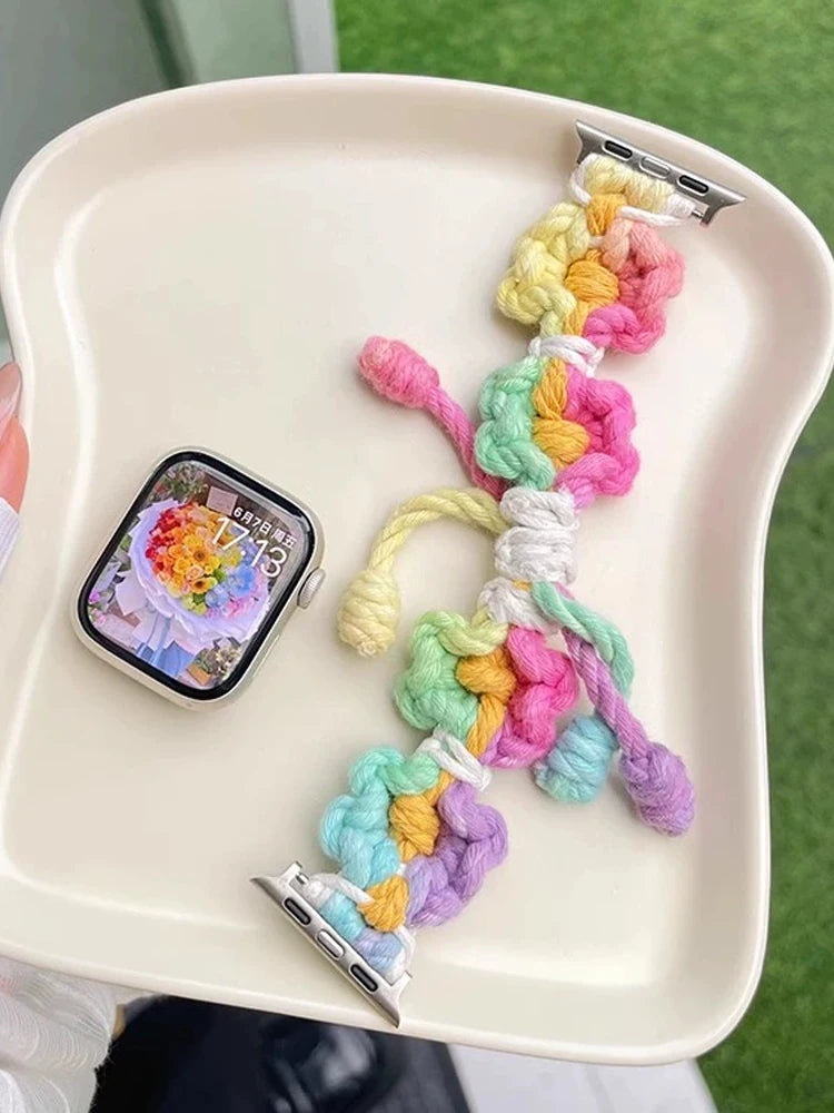 Boho Stitch Band for Apple Watch 🧶