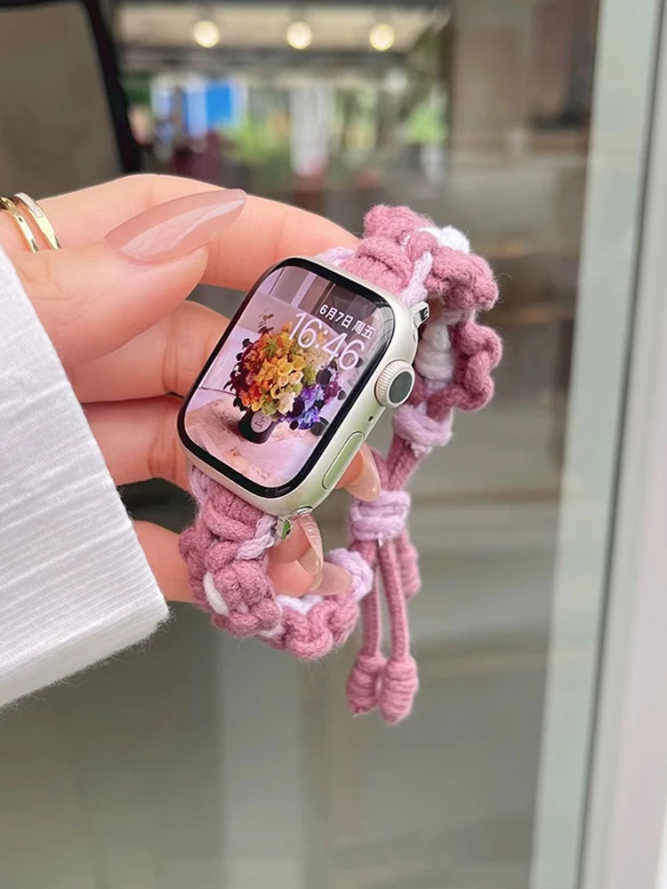 Boho Stitch Band for Apple Watch 🧶