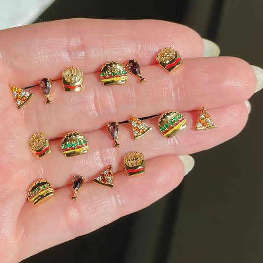 Snack Attack Stud Earrings πππ