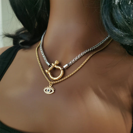 Lock & Loaded Necklace 🔗✨