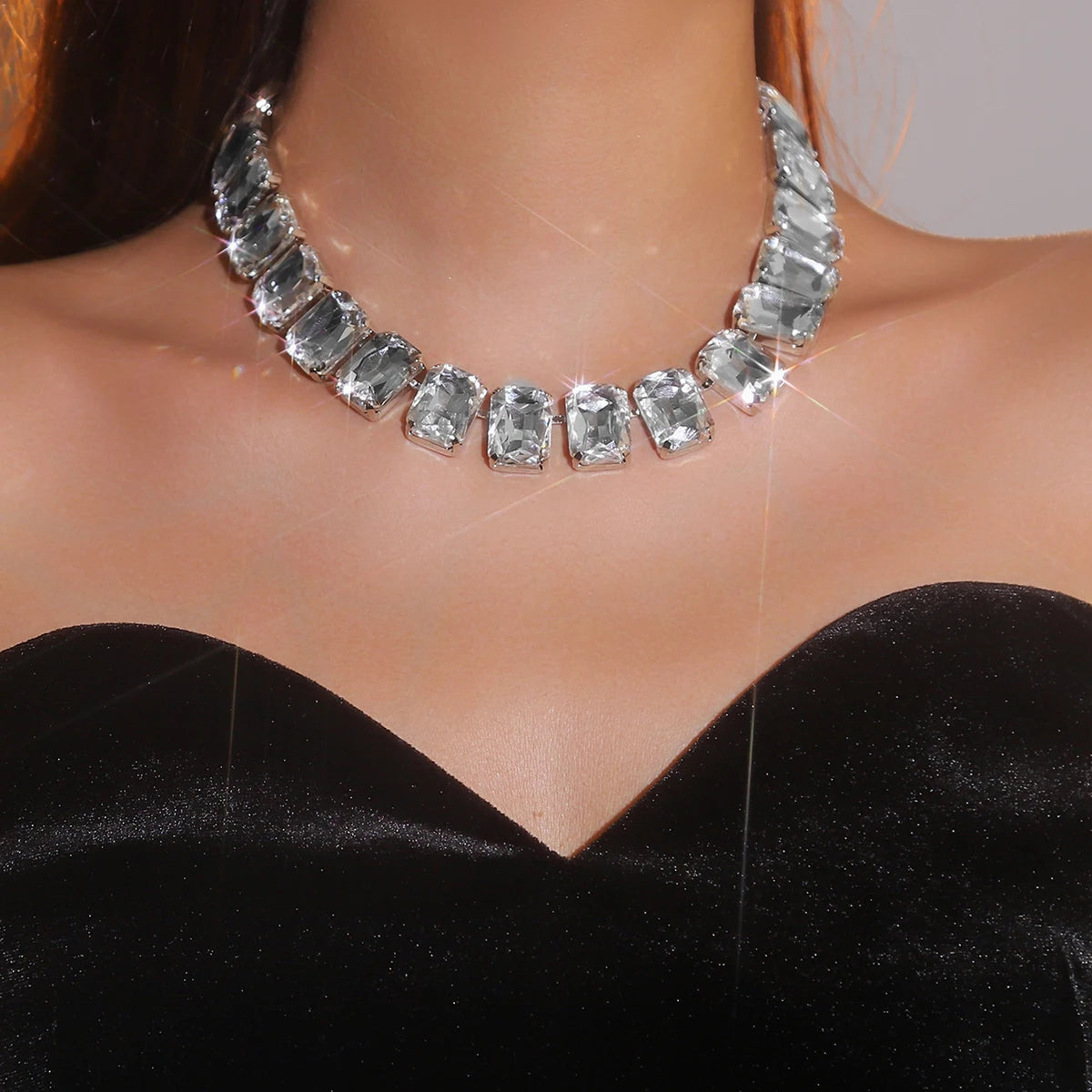 Crystal Luxe Choker Necklace ✨