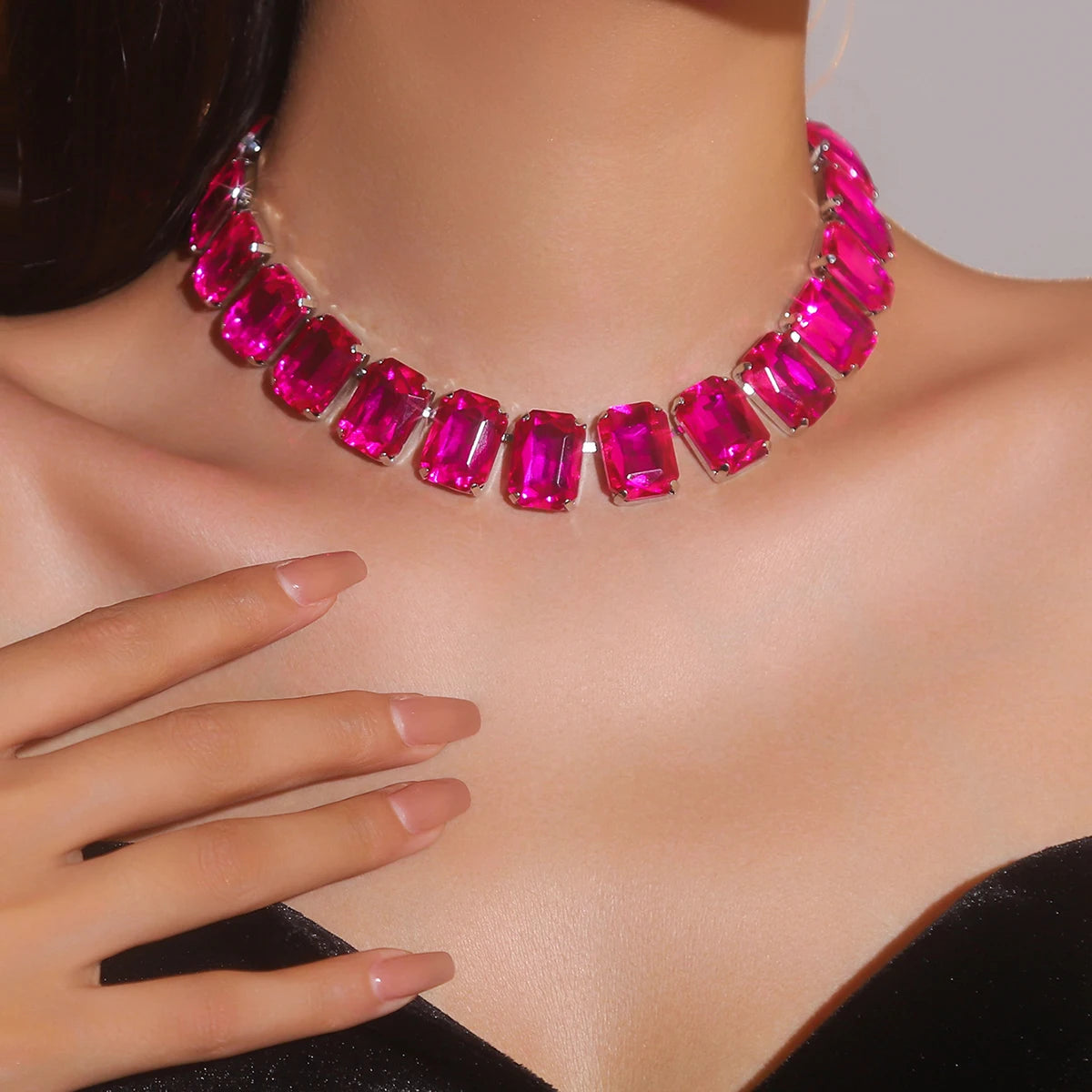 Crystal Luxe Choker Necklace ✨