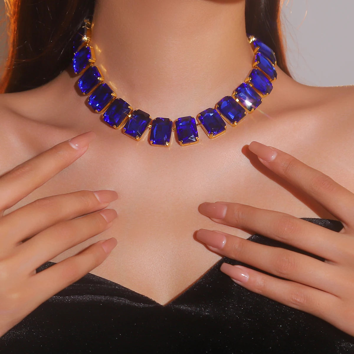 Crystal Luxe Choker Necklace ✨