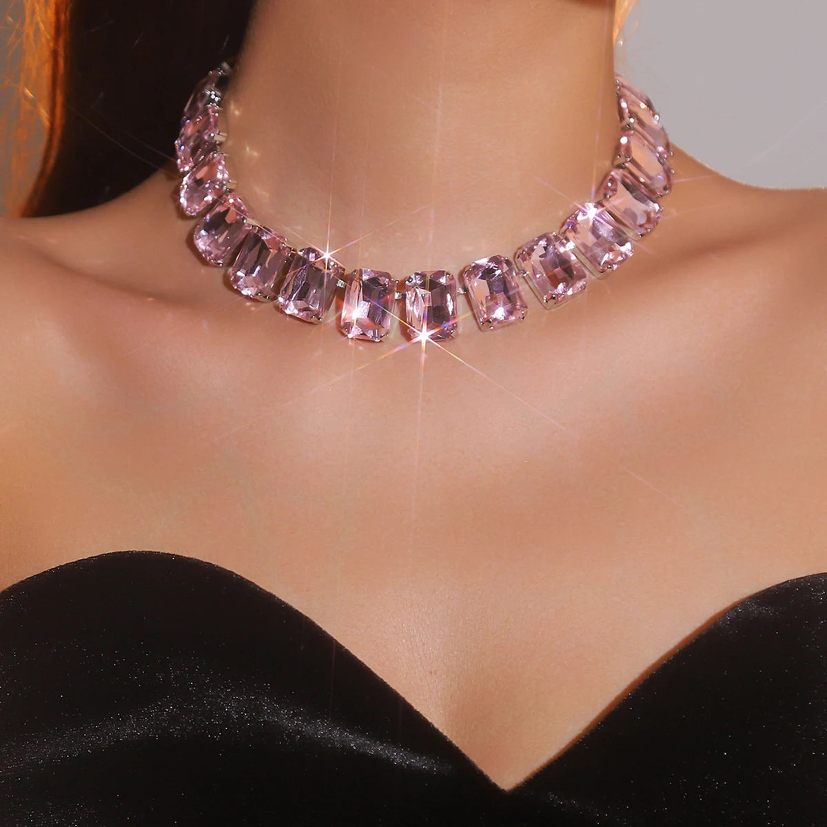Crystal Luxe Choker Necklace ✨