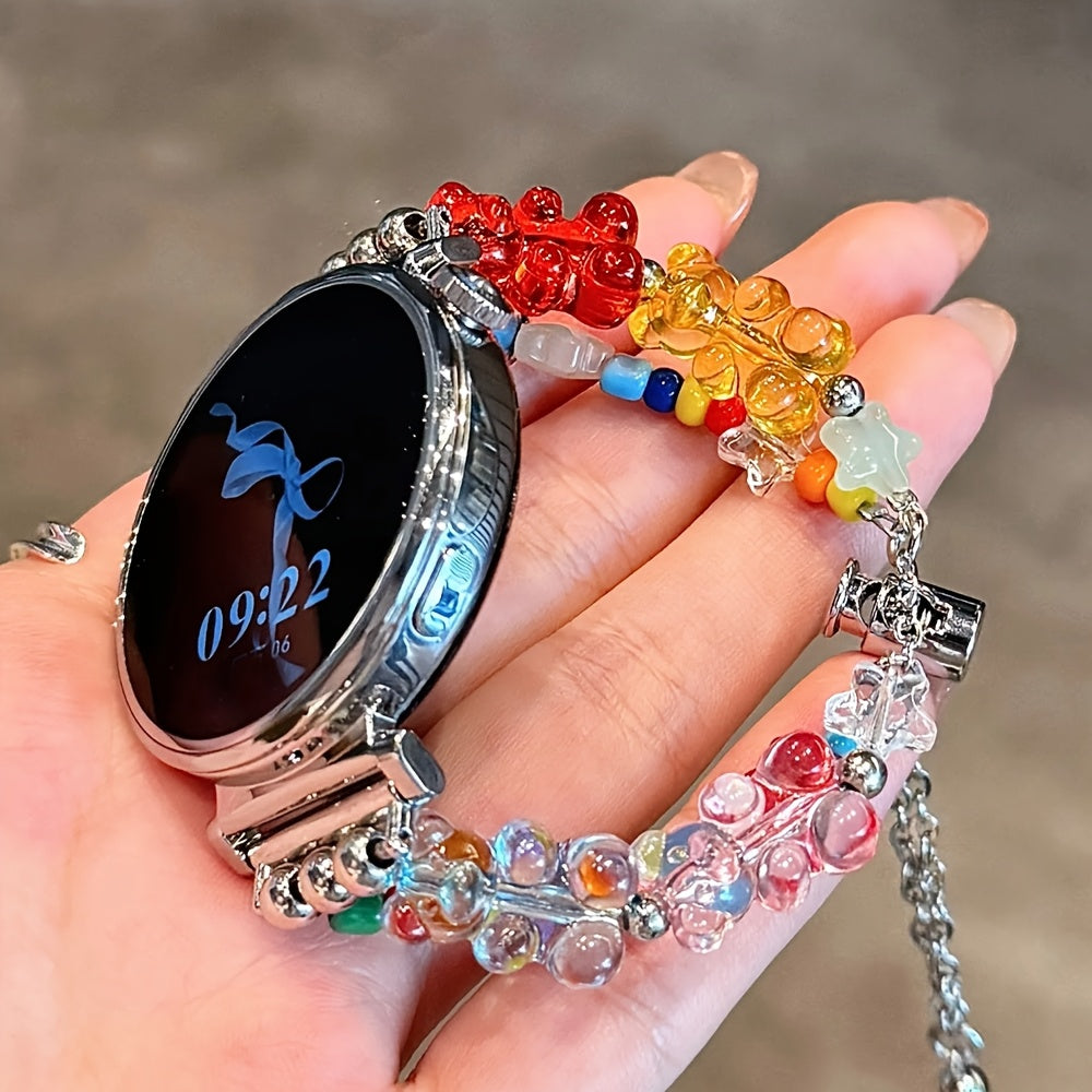 🌈 Candy Bead Android Watch Band