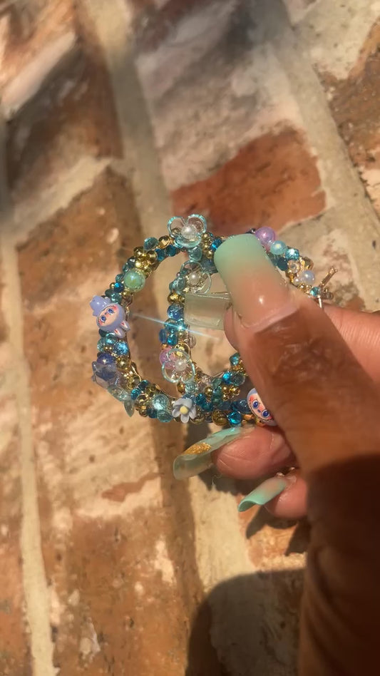 Ocean Labububu Hoops 💙✨