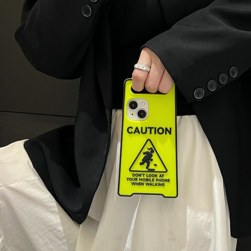 ⚡ Caution Sign Case 