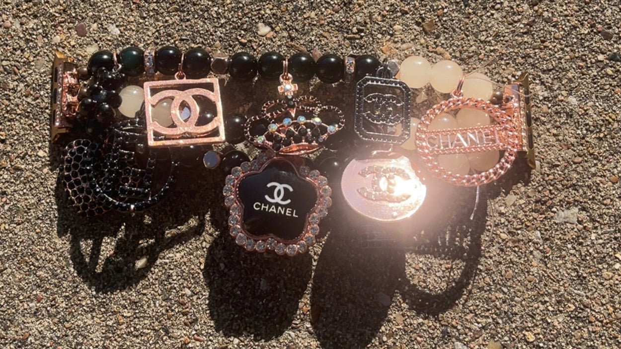 Chanel Noir Apple Watch Bracelet 🖤✨