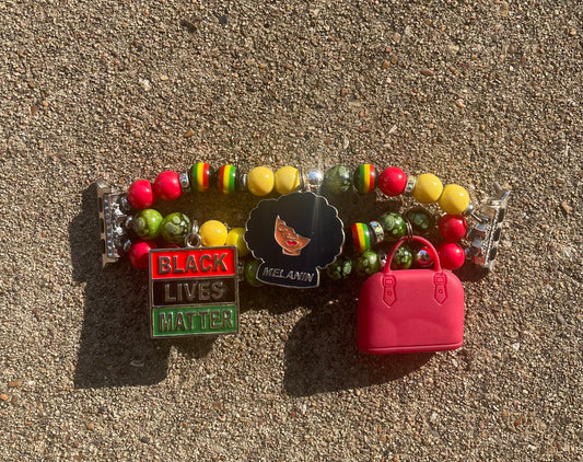 Melanin Power Apple Watch Bracelet ✊🏾❤️💛💚