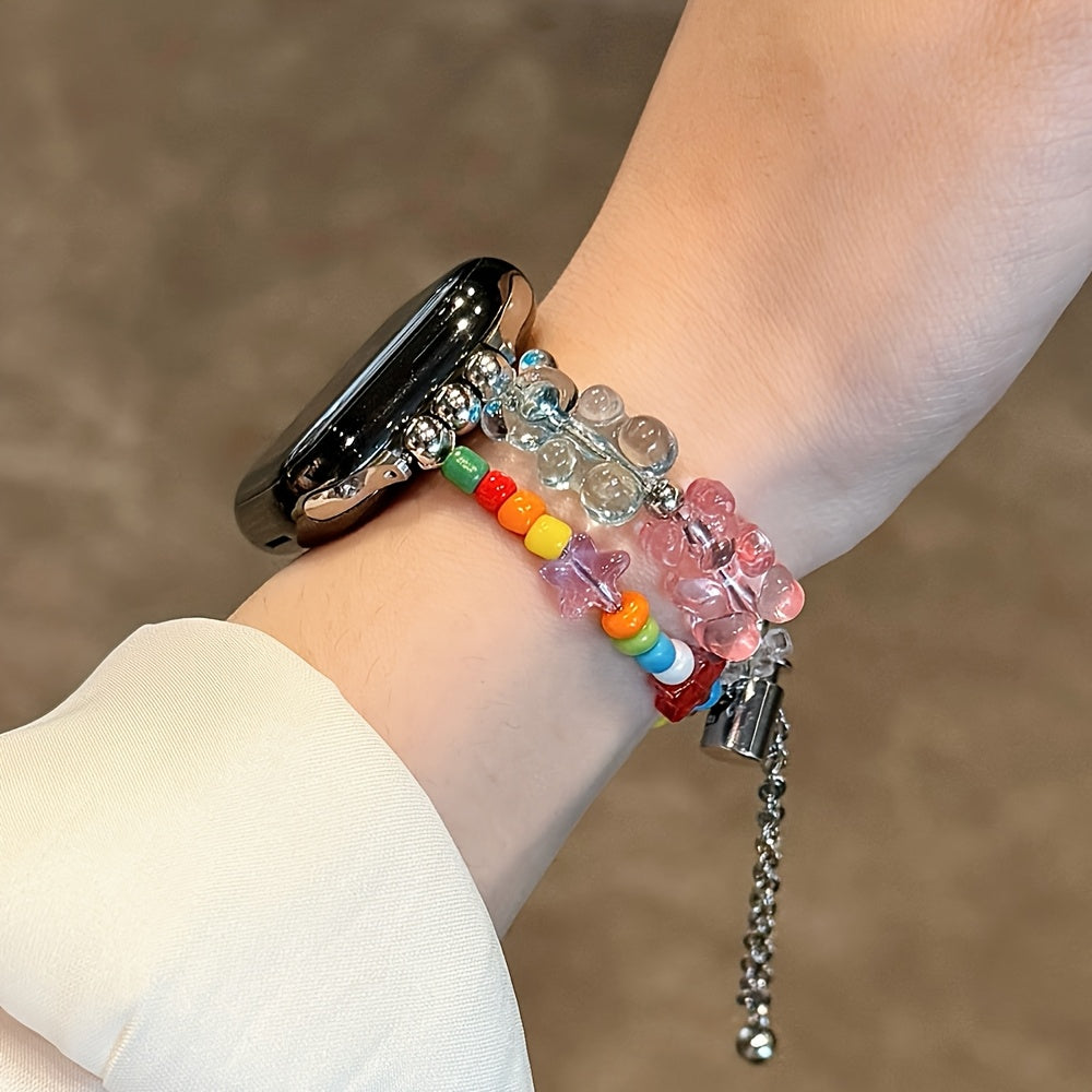 🌈 Candy Bead Apple Watch Band