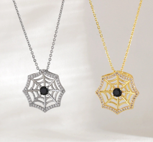 Midnight Web Necklace 🕷️