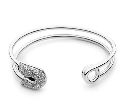 Crystal Paperclip Cuff