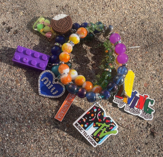 Retro Vibes Bracelet🎶🟣