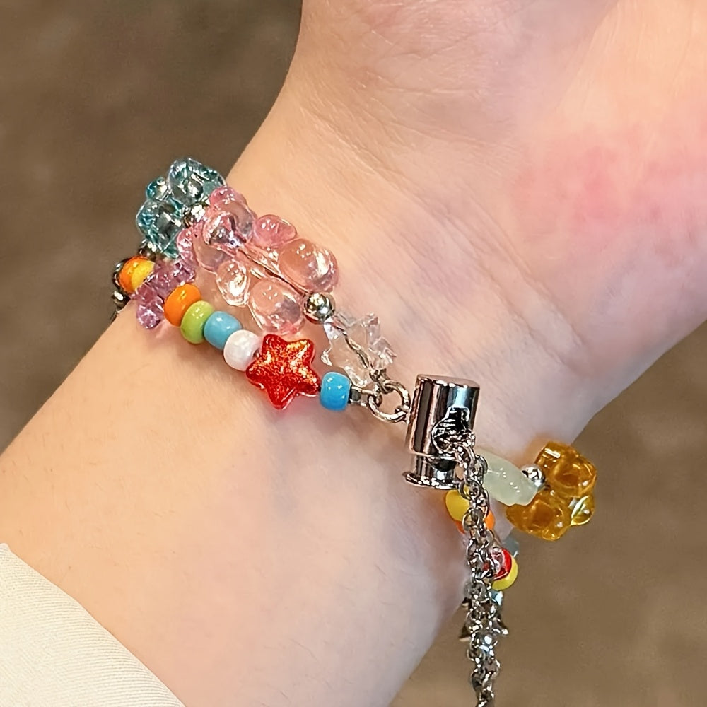 🌈 Candy Bead Android Watch Band