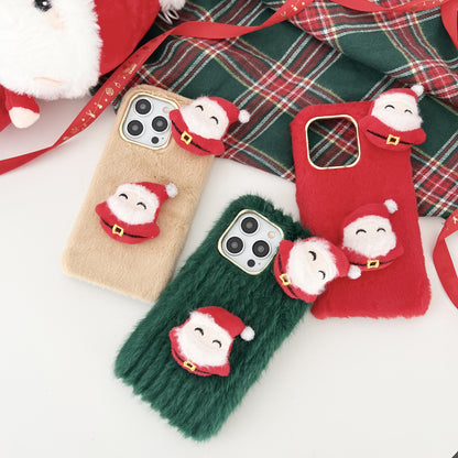 Santa Plush Holiday iPhone Case 🎅🏽
