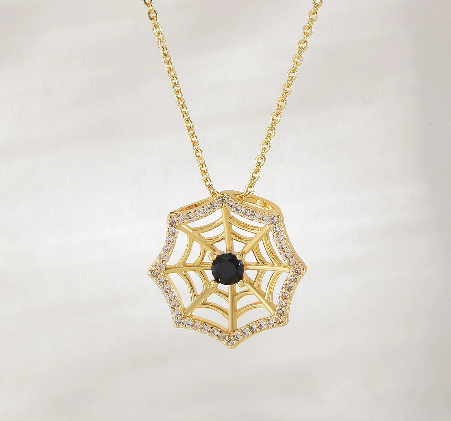 Midnight Web Necklace 🕷️