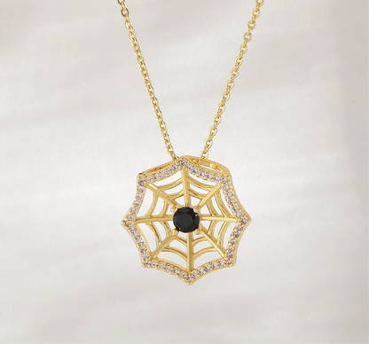 Midnight Web Necklace 🕷️