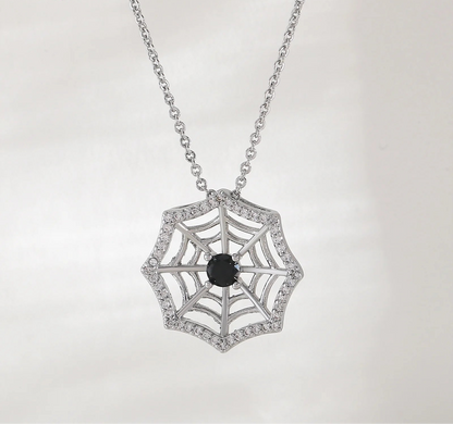 Midnight Web Necklace 🕷️