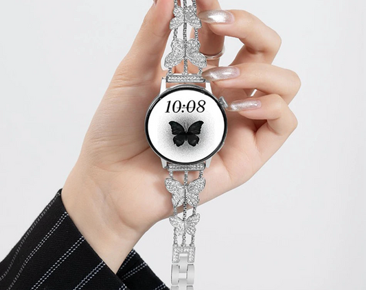 🦋 Crystal Butterfly Luxe Watch Band