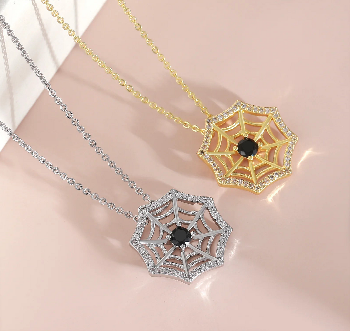 Midnight Web Necklace 🕷️