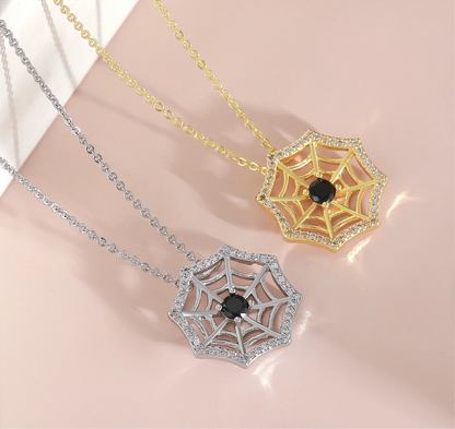 Midnight Web Necklace 🕷️