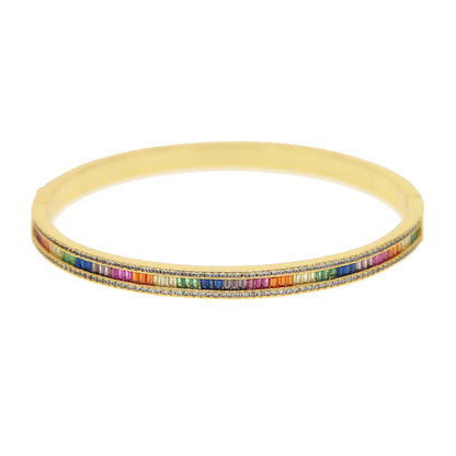 Color Cascade Tennis Bracelet
