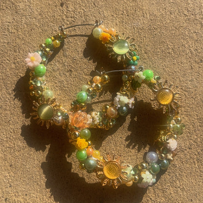 🌞 Sunlit Meadow Hoops