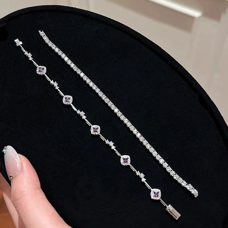 Amethyst Affair Tennis Bracelet