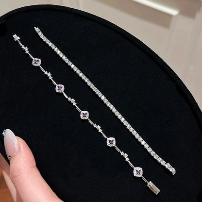 Amethyst Affair Tennis Bracelet