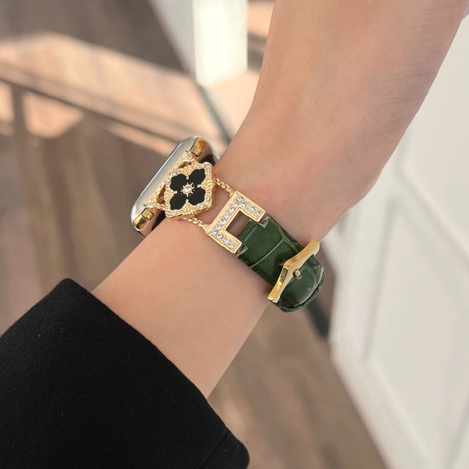 🌸 Luxe Bloom Apple Watch Band